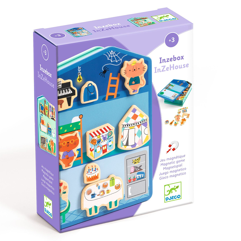 Djeco μαγνητικό παιχνίδι σύνθεσης με ξύλινα μαγνητάκια