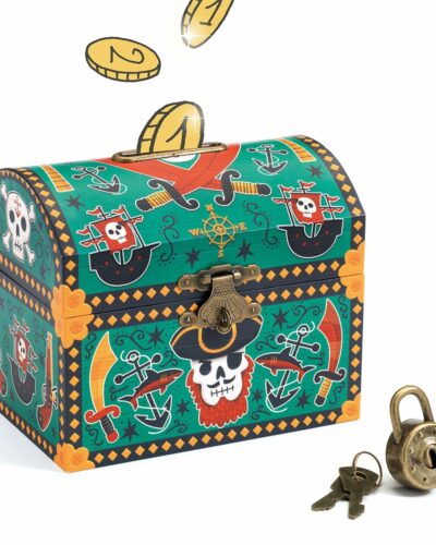 Djeco Ξύλινος κουμπαράς με κλειδαριά