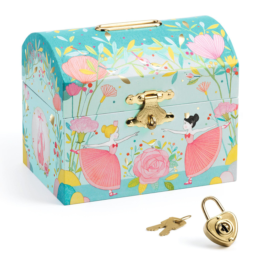 Djeco Ξύλινος κουμπαράς με κλειδαριά