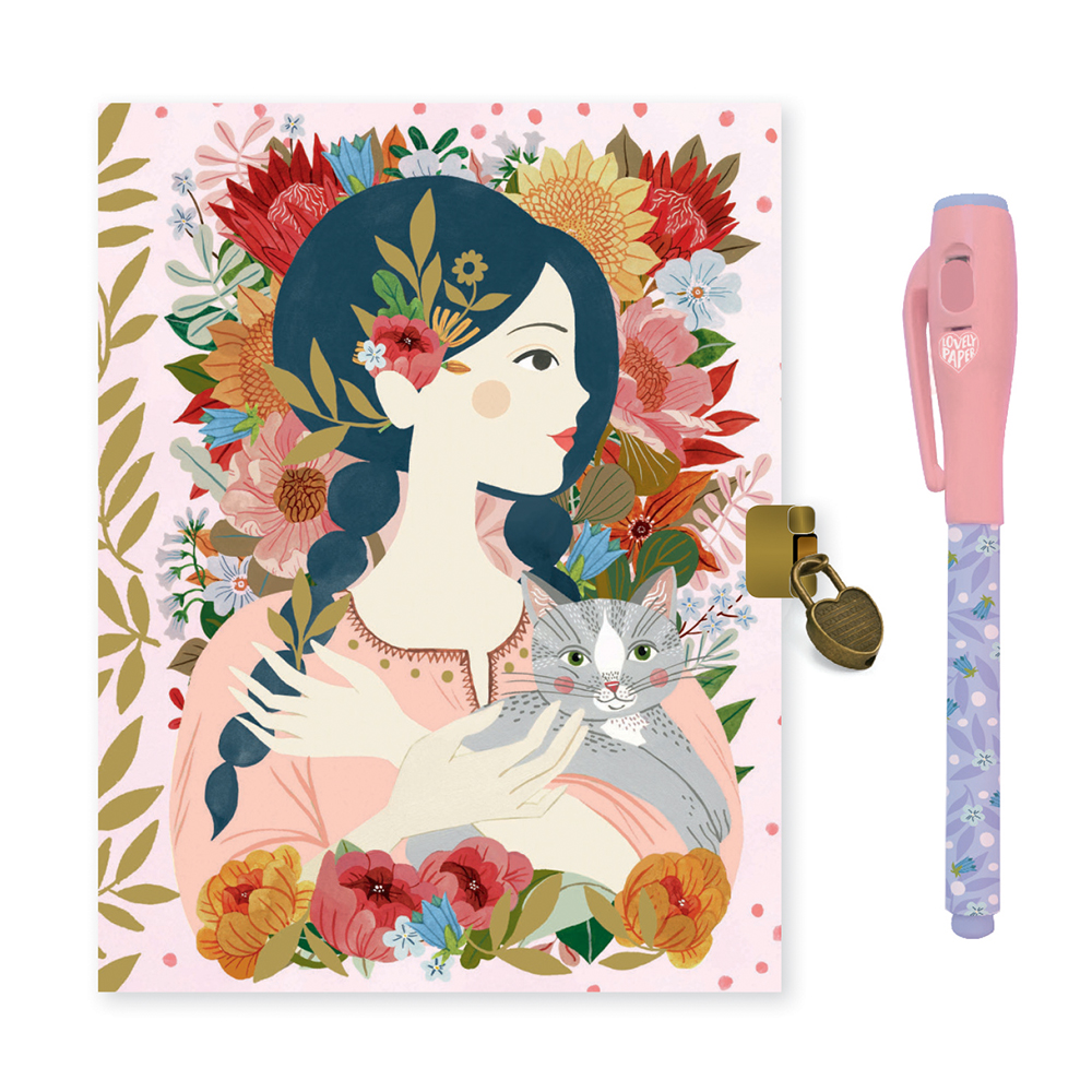 Djeco Ημερολόγιο με κλειδαριά και μαγικό μαρκαδόρο