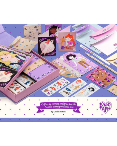 Djeco Σετ κουτί είδη γραφείου Lucille - FSC MIX