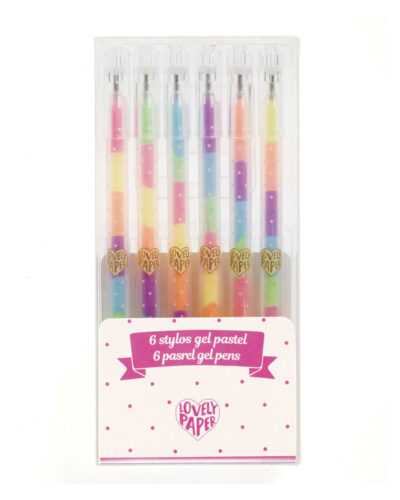 Djeco Στυλό Gel Παστέλ αποχρώσεις 6τμχ.