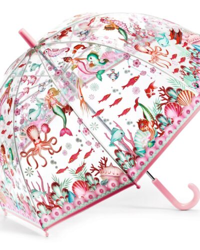 Djeco Παιδική Ομπρέλα με μεταλλιζέ λεπτομέρειες ‘Γοργόνα’ 70εκ.