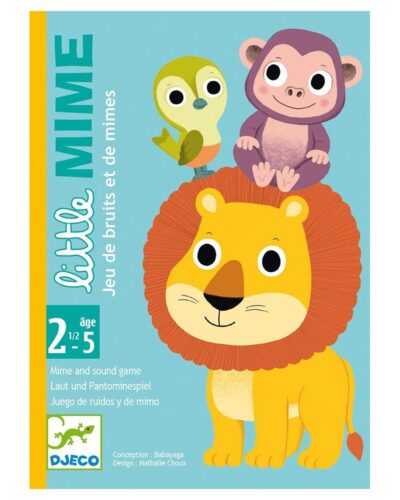 Djeco Επιτραπέζιο καρτών μίμησης - σειρά Little Ζωάκια