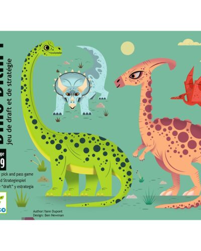Djeco Επιτραπέζιο με κάρτες Dino Draft