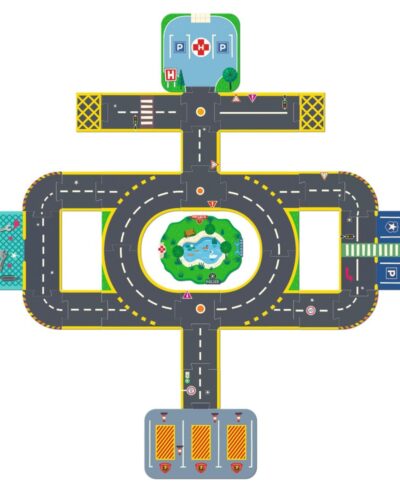 Djeco παζλ γίγας αυτοκινητόδρόμος