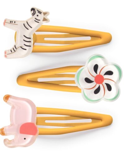 Djeco κλιπ μαλλιών ζωάκια ζούγκλας