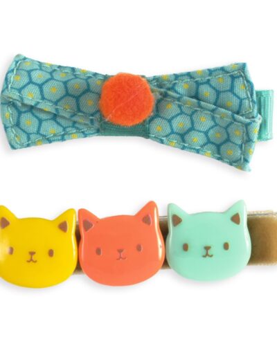 Djeco κλιπ μαλλιών γατούλες-φιόγκος