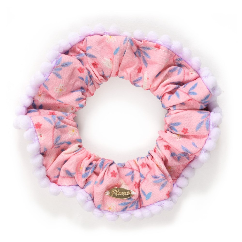 Djeco λαστιχάκι μαλλιών scrunchie ροζ κήπος