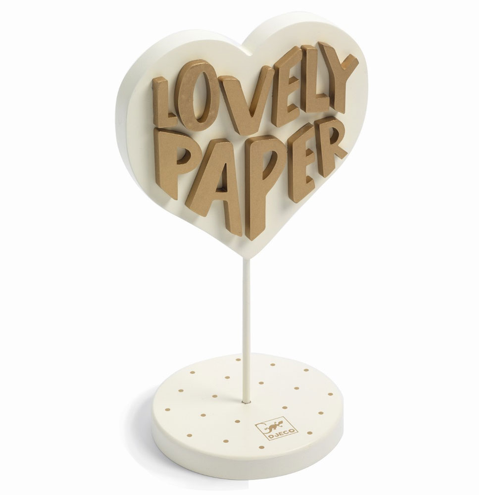 Djeco Ξύλινο logo Lovely paper