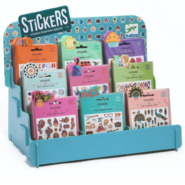 Djeco κενό Display για μίνι στίκερς