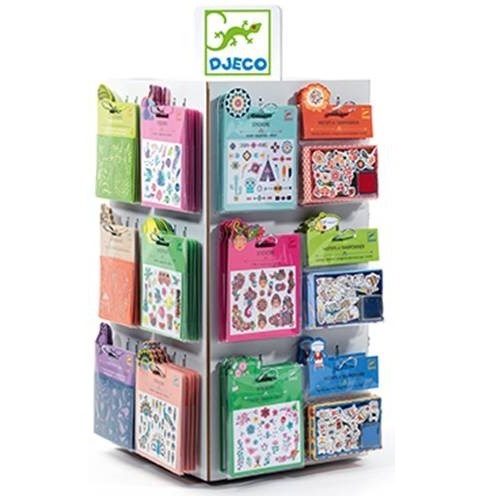 Djeco κενό σταντ για mini craft pack. (Δωρεάν με αγορά 106 τεμαχίων mini craft)