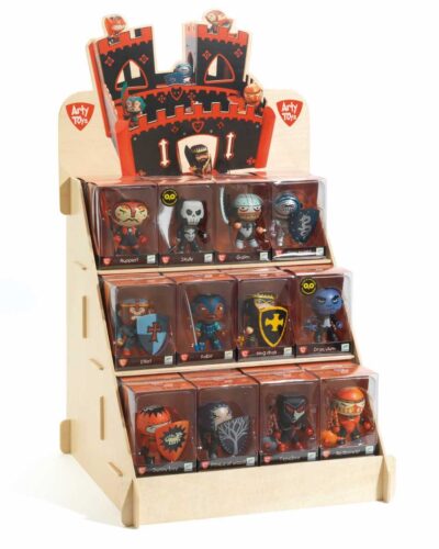 Djeco κενό σταντ για φιγούρες Ιππότη. (Δωρεάν με αγορά 48 τεμαχίων φιγούρες)