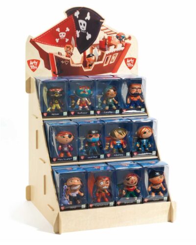 Djeco κενό σταντ για φιγούρες Πειρατή. (Δωρεάν με αγορά 48 τεμαχίων φιγούρες)