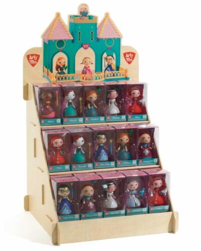 Djeco κενό σταντ για φιγούρες Πριγκίπισσας. (Δωρεάν με αγορά 48 τεμαχίων φιγούρες)