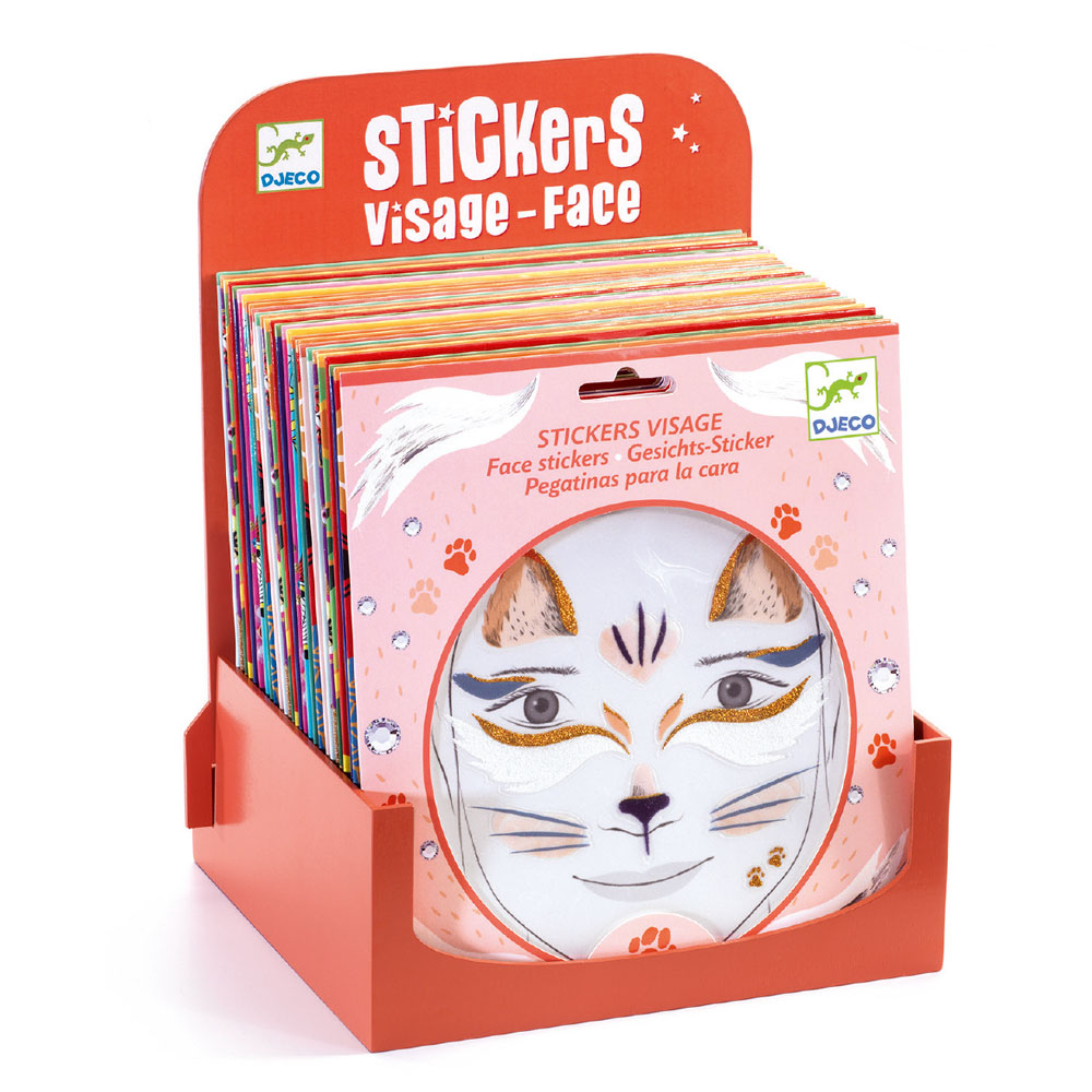 Djeco κενό Display για Αυτοκόλλητα Προσώπου