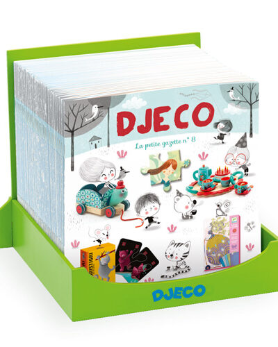 Djeco Ξύλινο ντισπλέι προβολής για φυλλάδιο παιχνιδιών για καταναλωτές