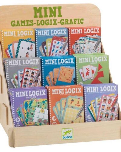 Djeco Ντισπλέϊ κενό ξυλινο καταστηματος για Mini Games