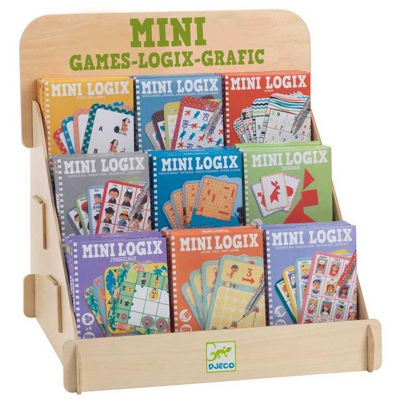 Djeco Ντισπλέϊ κενό ξυλινο καταστηματος για Mini Games