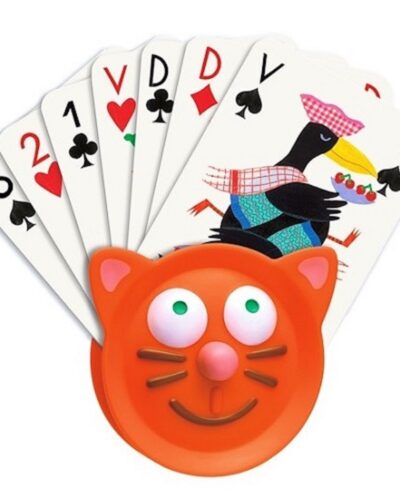 Djeco θήκη επιτραπέζιων καρτών γατούλα