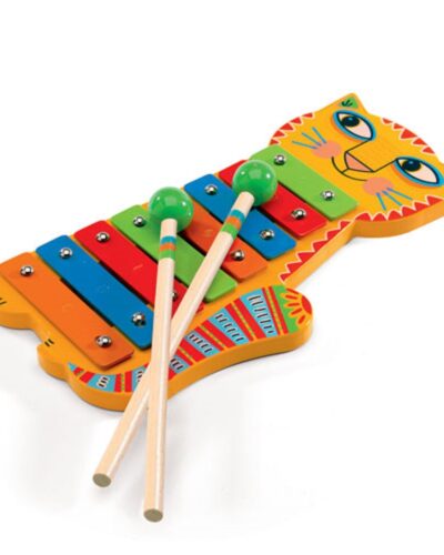 Djeco Μεταλλόφωνο γατούλα΄ ξύλινο 8 νότες