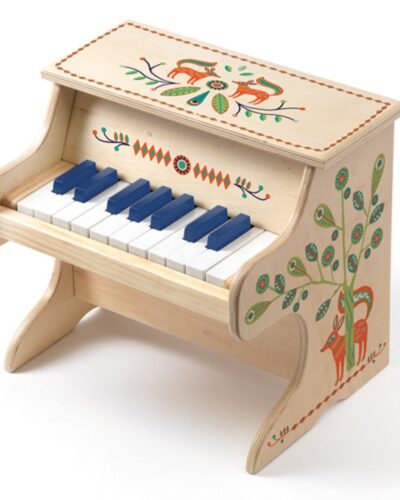 Djeco Ξύλινο ηλεκτρονικό πιάνο 1,5 οκτάβα