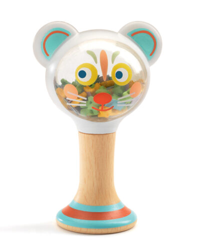 Djeco κουδουνίστρα Τιγράκι (Διατίθεται σε display 9 τεμ.)
