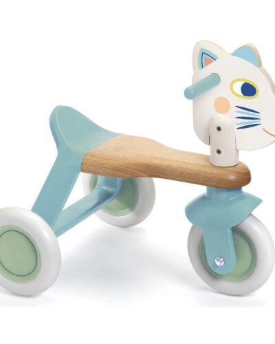 Djeco ξύλινο τρίκυκλο ποδήλατο Γατούλα