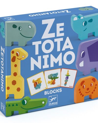 Djeco Ξυλ. Παιχνίδι Ισορροπίας Πυραμίδα ζωάκια με κάρτες