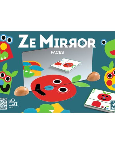 Djeco παιχνίδι σύνθεσης εικόνας με καθρέφτη Φατσούλες