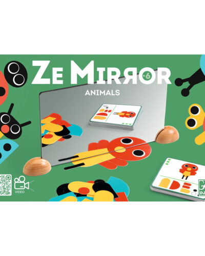 Djeco παιχνίδι σύνθεσης εικόνας με καθρέφτη Ζωάκια