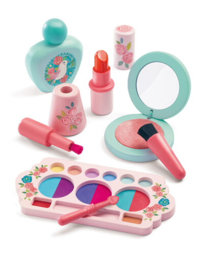 Djeco Ξύλινο παιχνίδι ρόλων Σετ μακιγιάζ πουλάκια