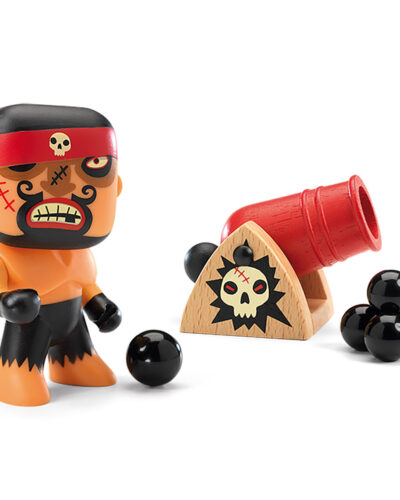 Djeco Arty toys Φιγούρα Πειρατής Rick με κανόνι