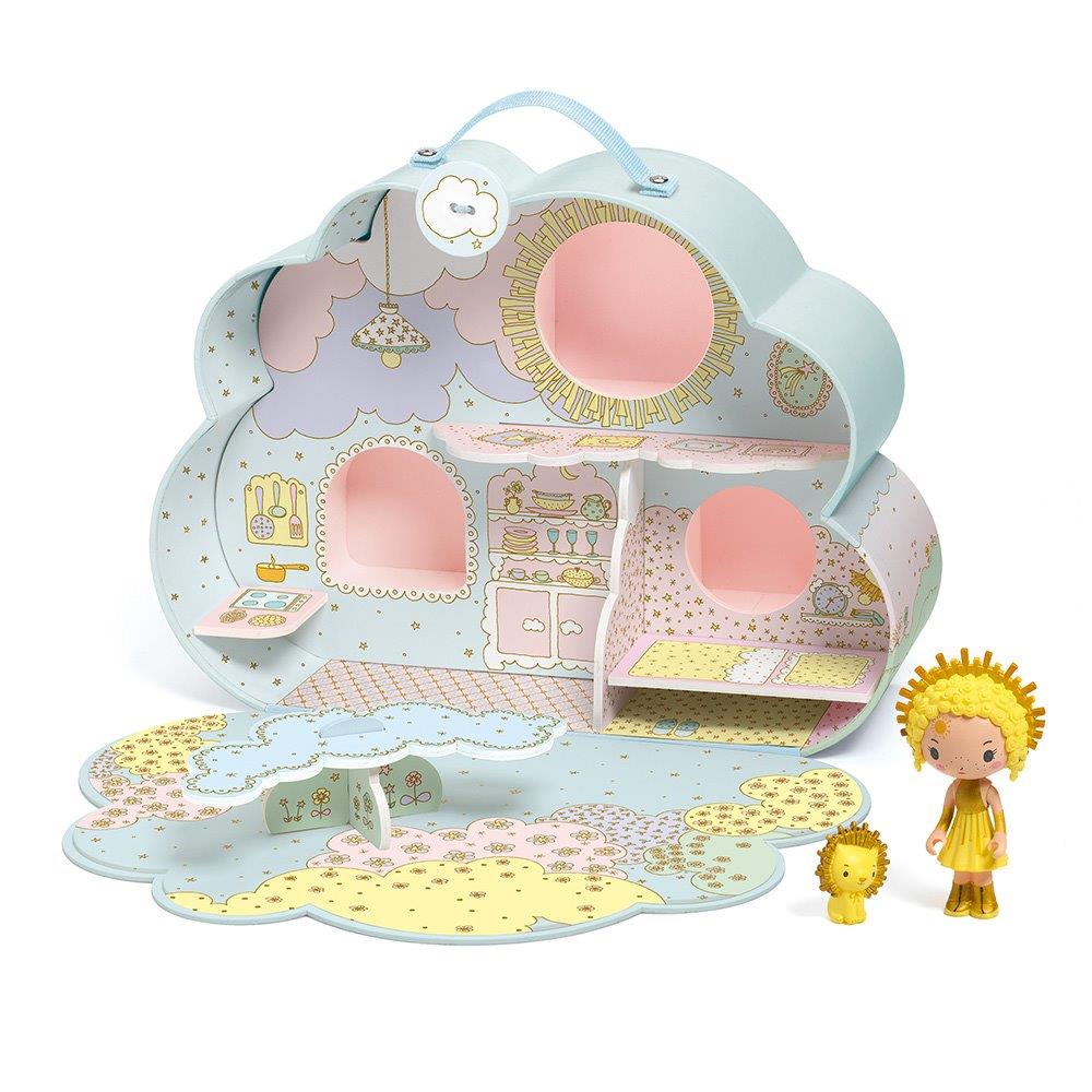 Djeco κουκλόσπιτο Tinyly σε βαλιτσάκι