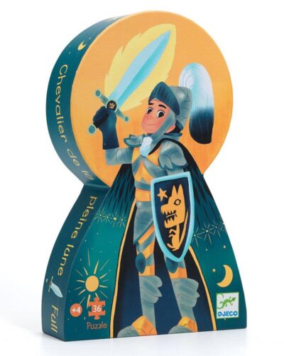 Djeco Παζλ σε σχηματικό κουτί 36 τεμ. Ο Ιππότης της Πανσελήνου