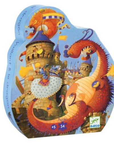 Djeco Παζλ σε σχηματικό κουτί 54 τεμ. Δράκος