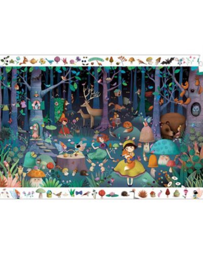 Djeco Παζλ παρατήρησης Δάσος 100 τεμ. - FSC MIX