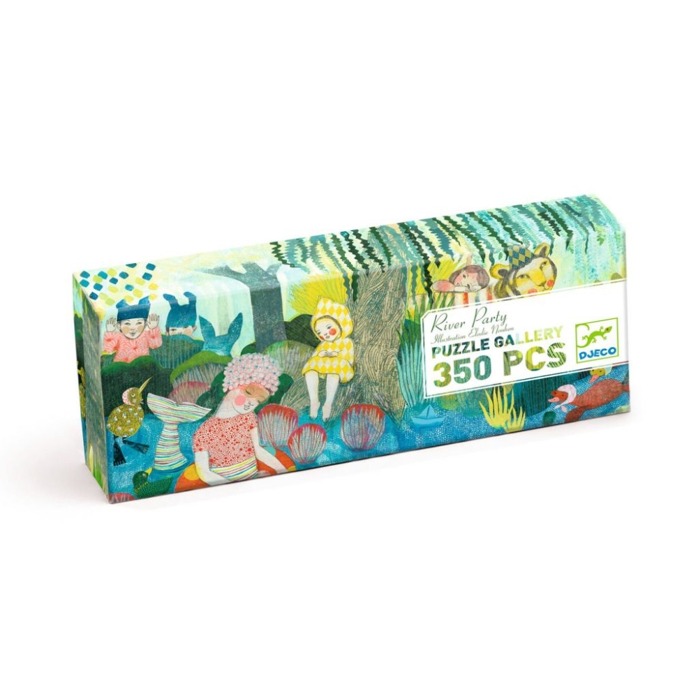 Djeco Παζλ 350 τεμ. Πάρτυ στο ποτάμι