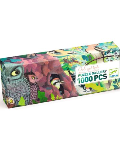 Djeco Παζλ παρατήρησης 1000 τεμ. Κουκουβάγια και πτηνά