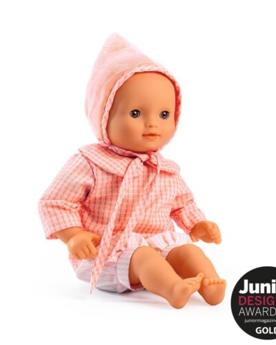 Djeco Κούκλα μωρό βινυλίου Rose 32εκ.