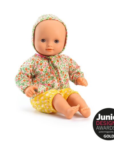 Djeco Κούκλα μωρό βινυλίου Flora 32εκ.