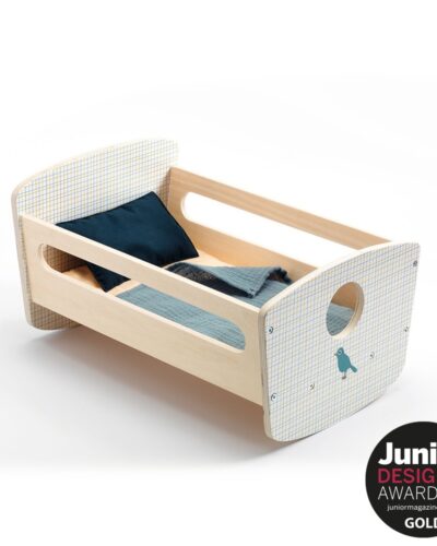 Djeco αξεσουάρ για κούκλα ξύλινο κουνιστό Κρεβατάκι