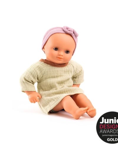 Djeco Κούκλα μωρό βινυλίου Pistache 32εκ.