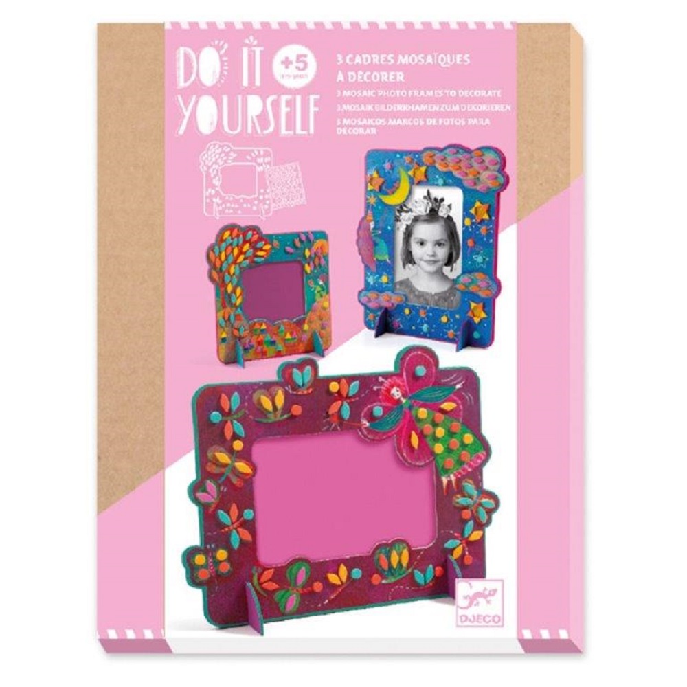 Djeco DIY Φτιάχνω Κορνίζα Μωσαικό Νεράιδα – FSC MIX