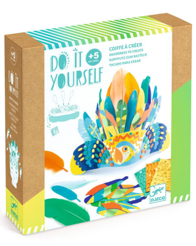 Djeco DIY Φτιάχνω αξεσουάρ κεφαλιού με πούπουλα