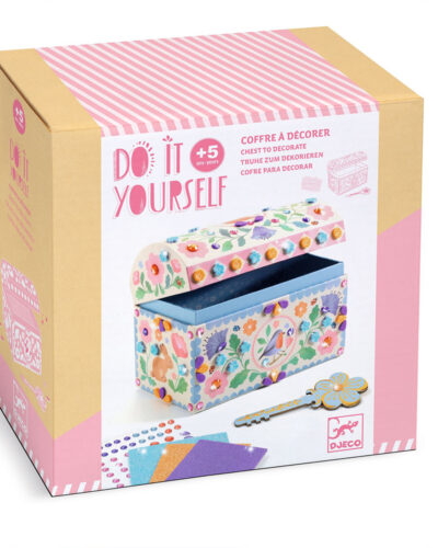 Djeco DIY διακοσμώ σεντούκι πολύτιμων αντικειμένων με κλειδί
