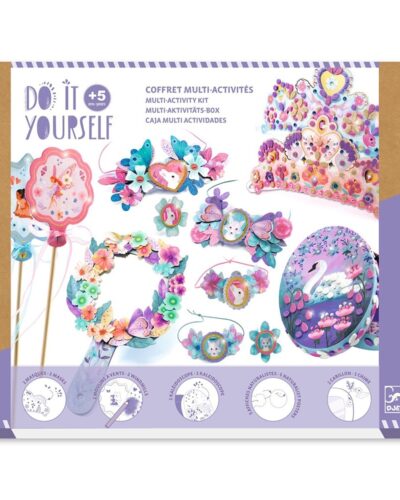 Djeco DIY σετ 5 διαφορετικών χειροτεχνιών με γκλίτερ