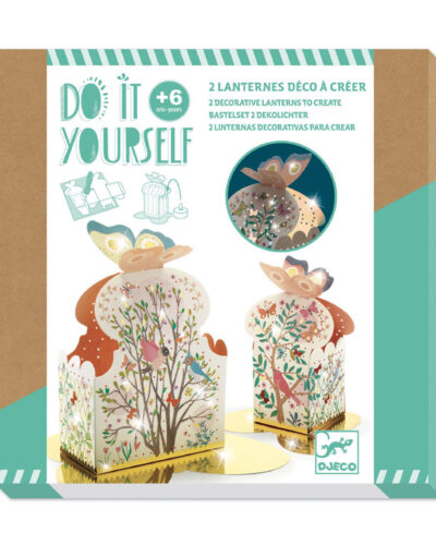 Djeco DIY Φτιάχνω Φαναράκια πουλάκια 2τεμ.