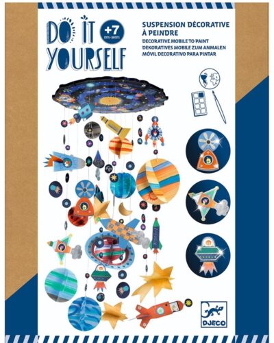 Djeco DIY Φτιάχνω & χρωματίζω μόμπιλε Ηλιακό σύστημα