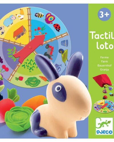 Djeco Εκπαιδευτικό Λότο αφής με τρισδιάστατα αντικείμενα Η φάρμα